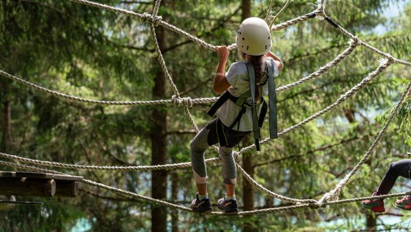 da gibt es abwechslungsreiche Herausforderungen im Abenteuerpark Achensee