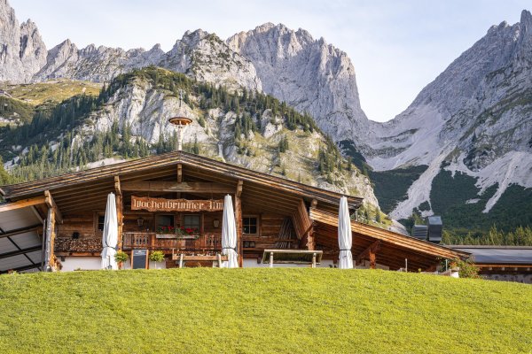 Wochenbrunner Alm am Fuße des Wilden Kaisers