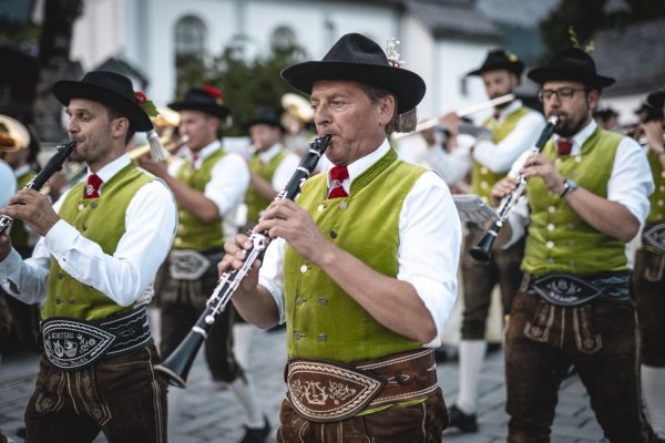Scheffau_Dorfabend_Musikkapelle