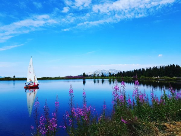 Segelbootfahren in der KaiserWelt