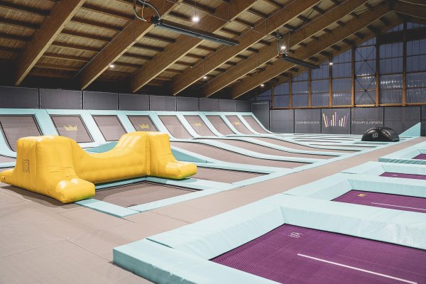 Indoor trampoline park