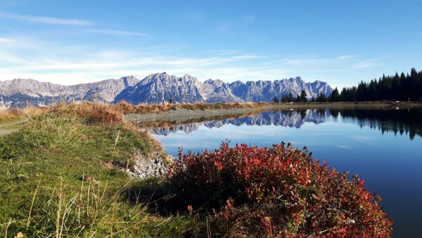 Scheffau_Tanzbodenteich_Wilder Kaiser