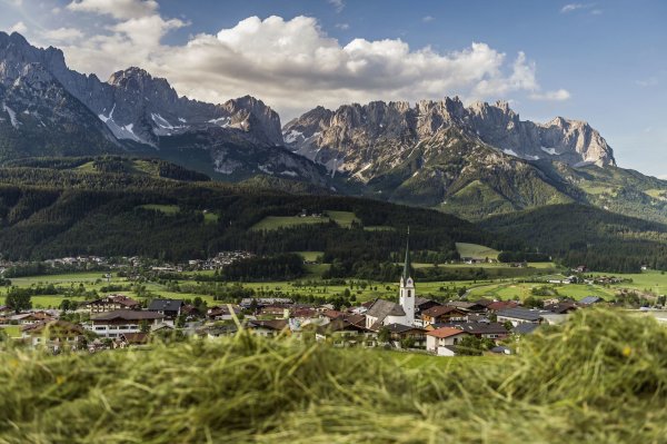Ellmau_Ortsansicht_Panorama_Wilder Kaiser