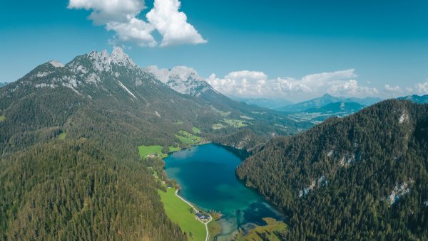 Scheffau_Hintersteiner See_Luftaufnahme_Sommer