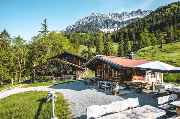 Scheffau_Hinterschießling Alm_Wilder Kaiser