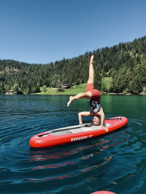 Scheffau_HintersteinerSee_SUP_Yoga