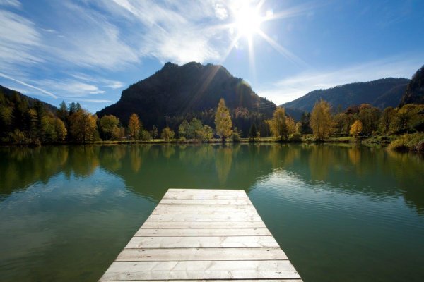 Gasthof Griesenau Kirchdorf Tirol Teich