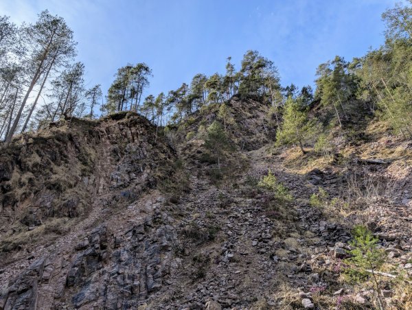 Scheffau_Seebachgraben_Felswände_Landschaft_März