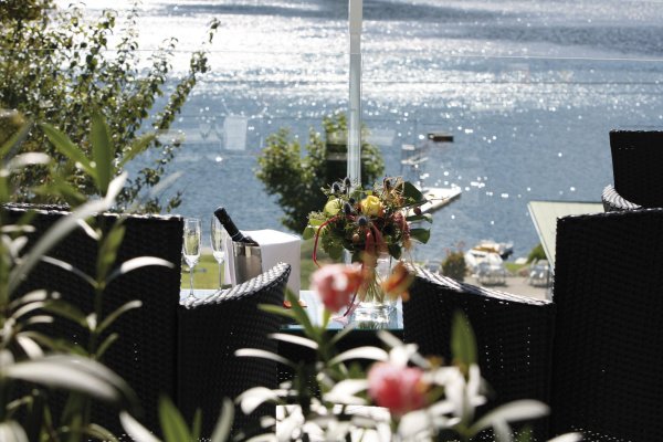 Seeterrasse im Seehotel Hoffmann